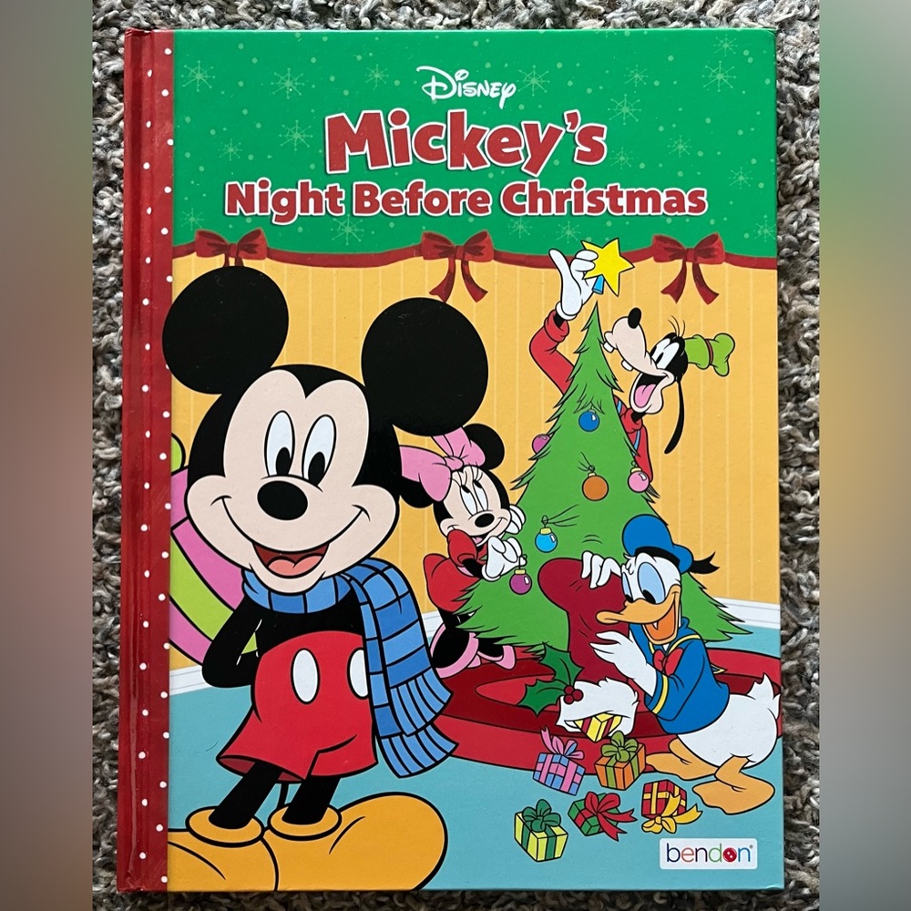 Disney Mickey’s Night Before Christmas Hardback Book